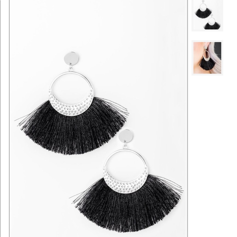 Bundle of new tassel fashion stud earrings - Picture 2 of 4